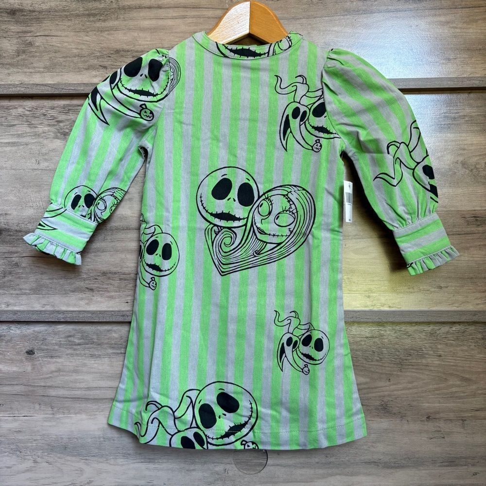 Disney Girls 2T Nightmare Before Christmas Jack Skellington Dress Halloween